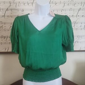 Philosophy 🖤 Emerald Green Blouse, NWT, Size xs